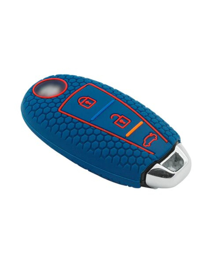 Keycare Silicon key cover fit for  Urban Cruiser smart key | KC 04 | Blue